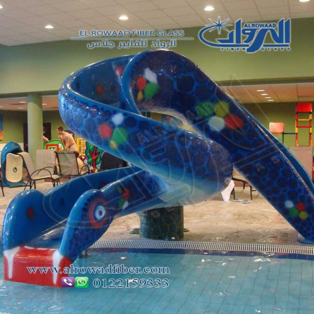 زحاليق شكل ثعبان فيبر جلاس (4)