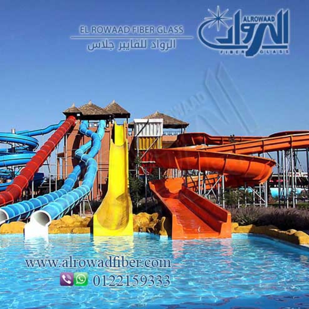 اكوا بارك فيبر جلاس WIDE CRAZY RIVER (2)